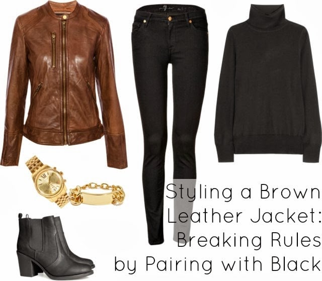 Ask Allie: Styling a Brown Leather Jacket Four Ways - Wardrobe Oxygen