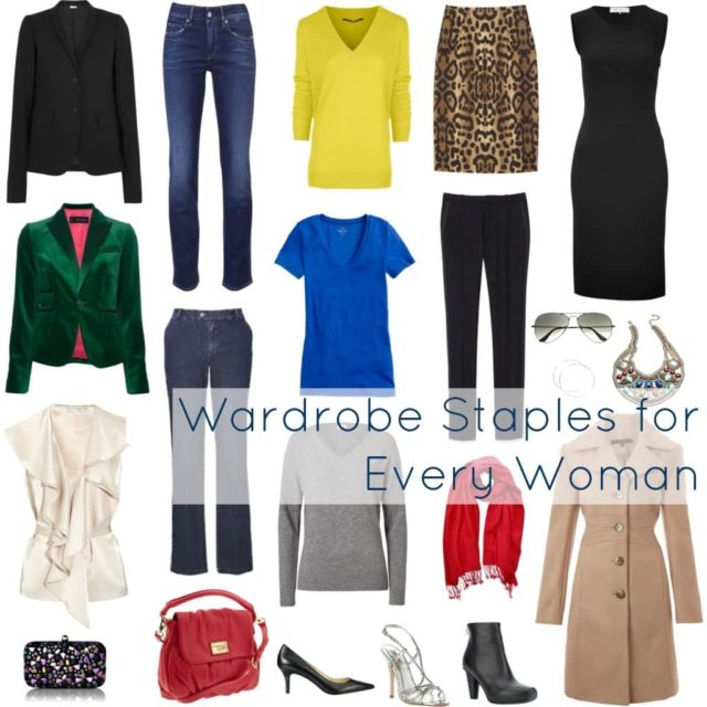 woman closet staples wardrobe