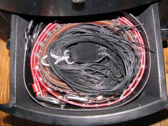 belts in my jewelry armoire