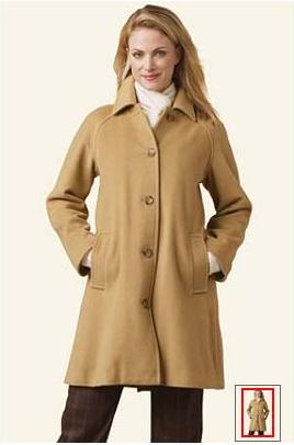 Lands End Wool Coat