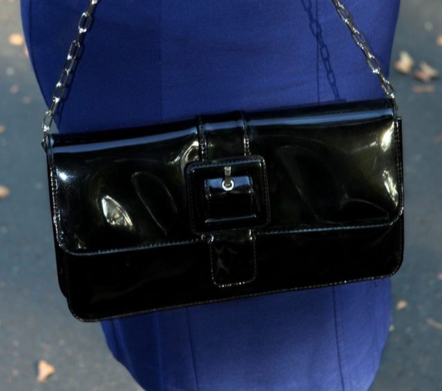 patent leather bag