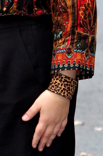 leopard cuff