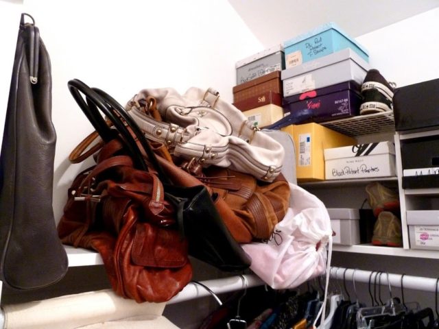 purses closet