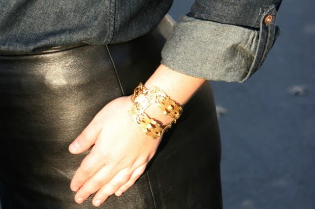 brass bracelet