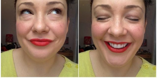 Rocking the Red - Bright Lipstick Review 1 NARS Heatwave