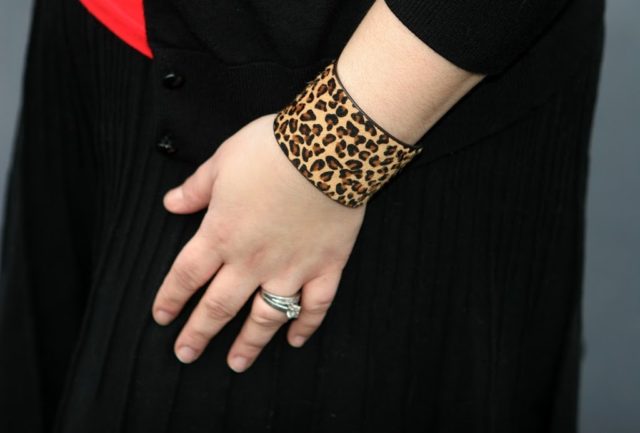 leopard cuff