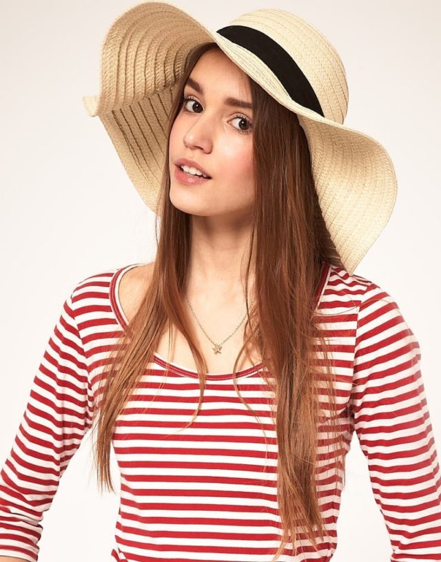 ASOS 70s straw hat