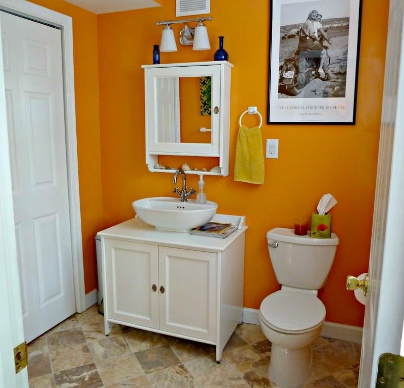 Inside our Home - Main Floor Half Bath