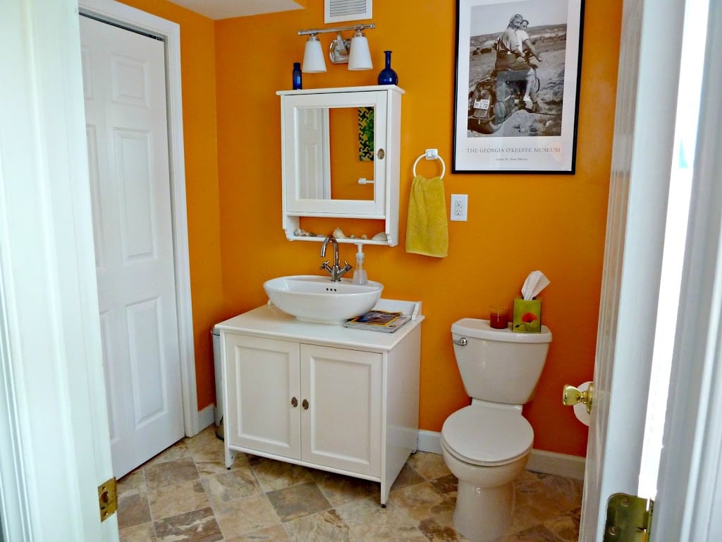 Inside our Home – Main Floor Half Bath