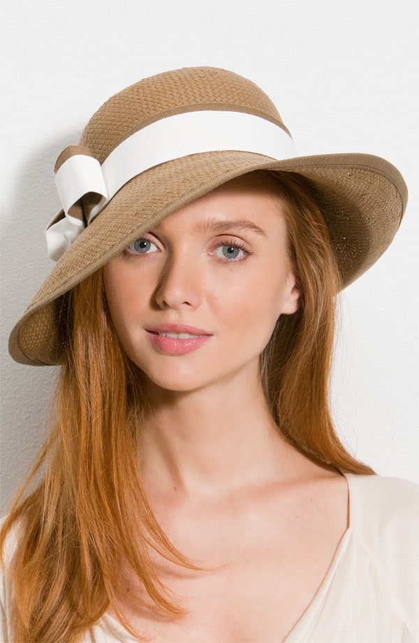 glint double band hat straw nordstrom