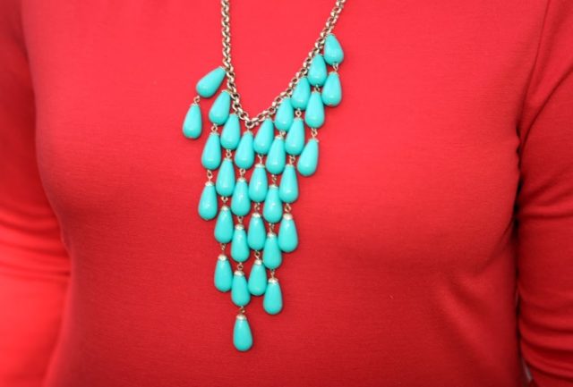 jcrew turquoise necklace