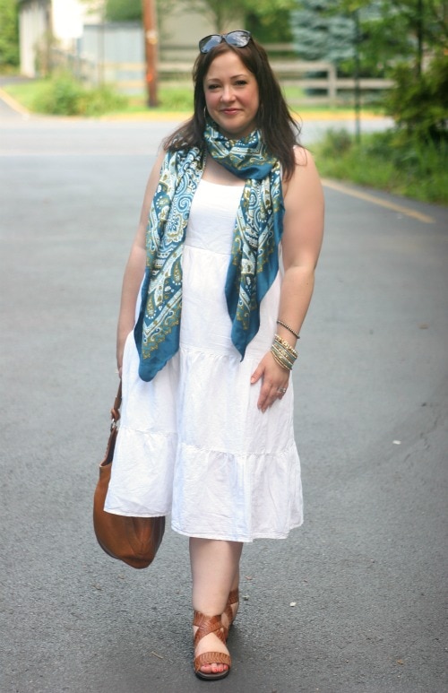 Wednesday: White Before Memorial Day 1 lands end sundress