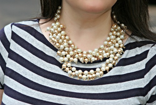 stella dot pearl necklace kiristin biggs