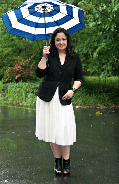 Monday: Muggy Mess 1 tutu skirt with blazer