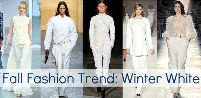 Fall 2012 Fashion Trend Winter White