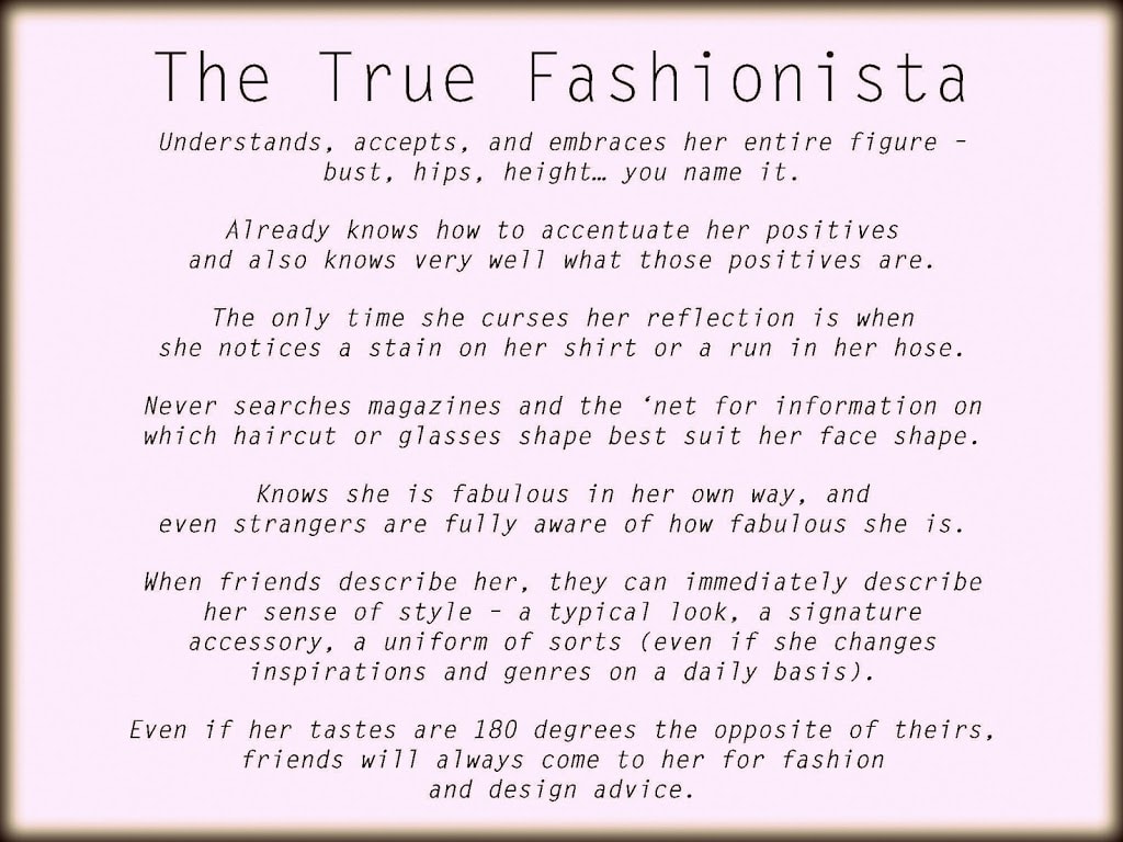 True Fashionista: A Series and a Source of Inspiration