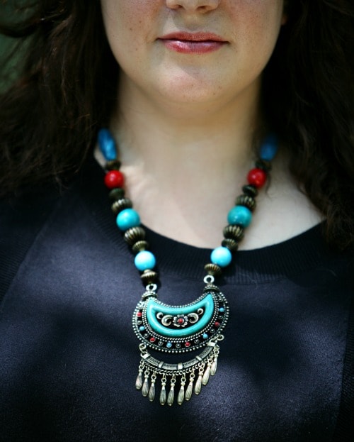 beaded necklace