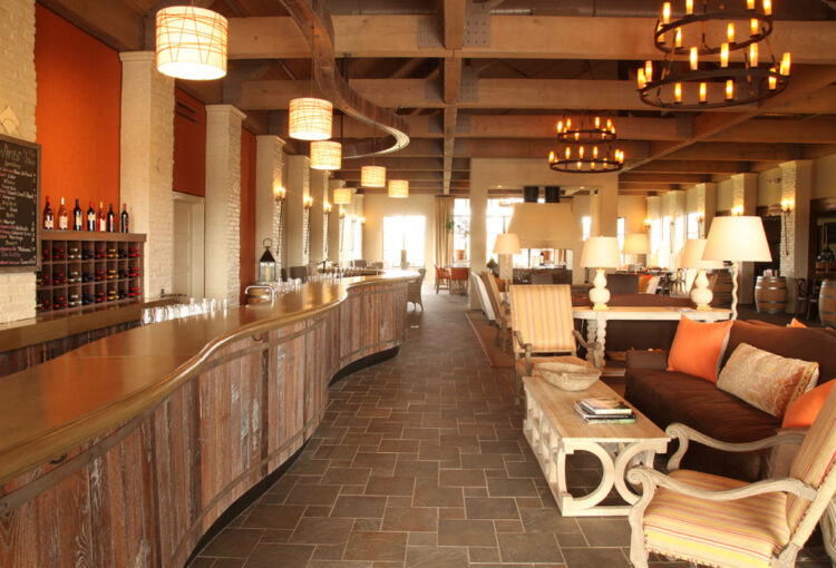 interior of early mountain vineyards