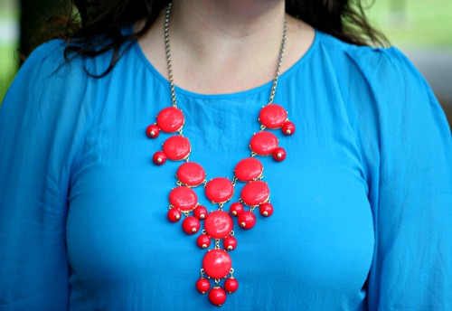 j crew bubble necklace