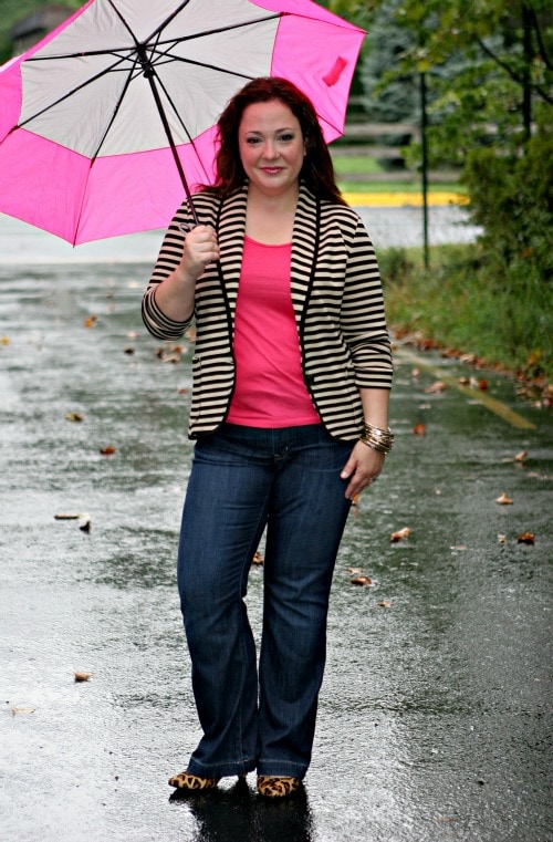 karen kane striped jacket