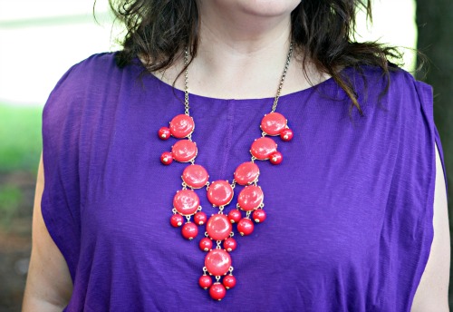 red bubble necklace