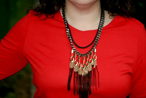 stella dot lilith fringe necklace