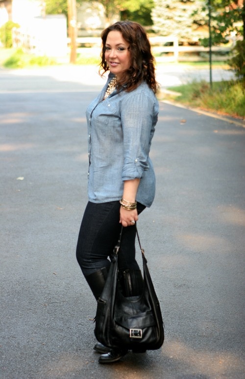Thursday: Canadian Tuxedo 1 wardrobe oxygen alison gary blogger