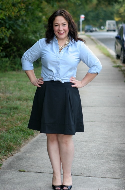 Friday: Oxford Classic 1 curvy fashion blog1