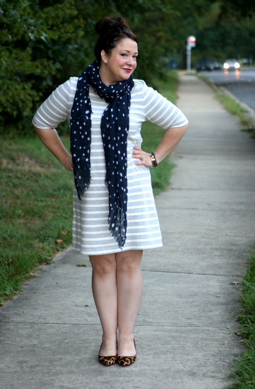 Tuesday: Stripe and Dot 1 curvy fashion blogger4