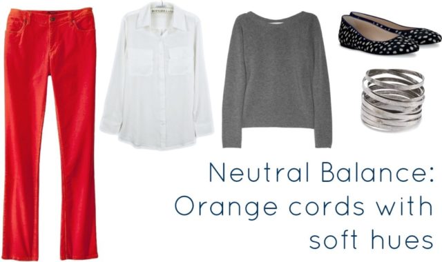 orange cords with neutrals