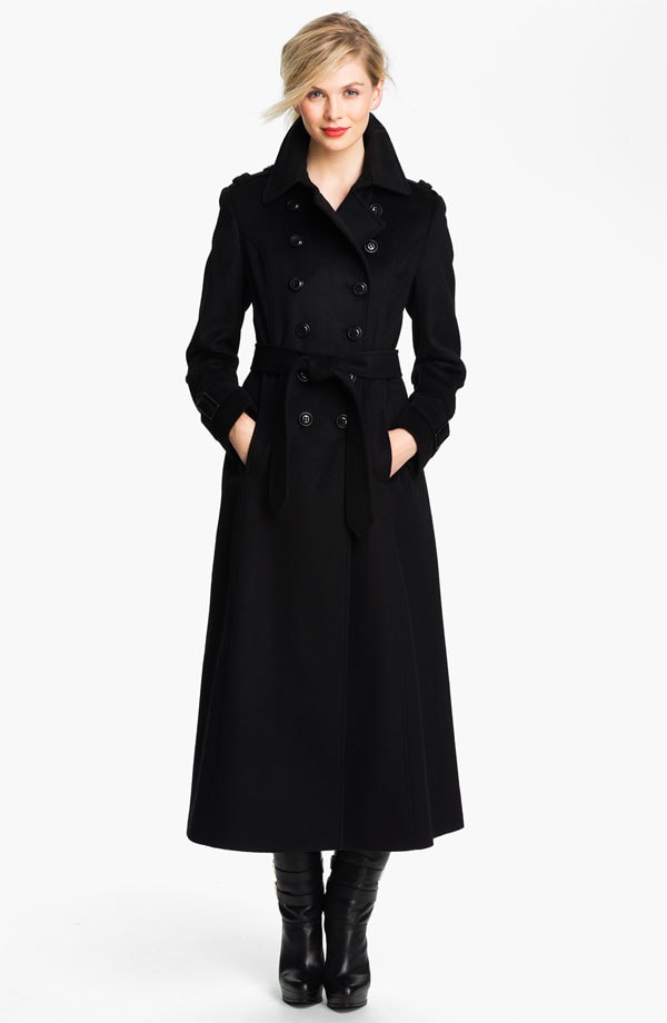 DKNY double breasted wool coat