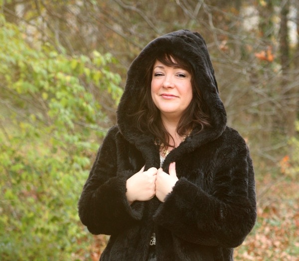 faux fur coat hood