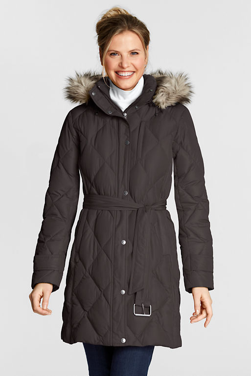 lands end diamond down coat