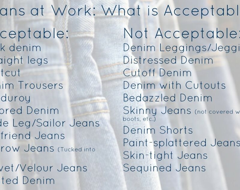 Ask Allie: Office-appropriate Jeans