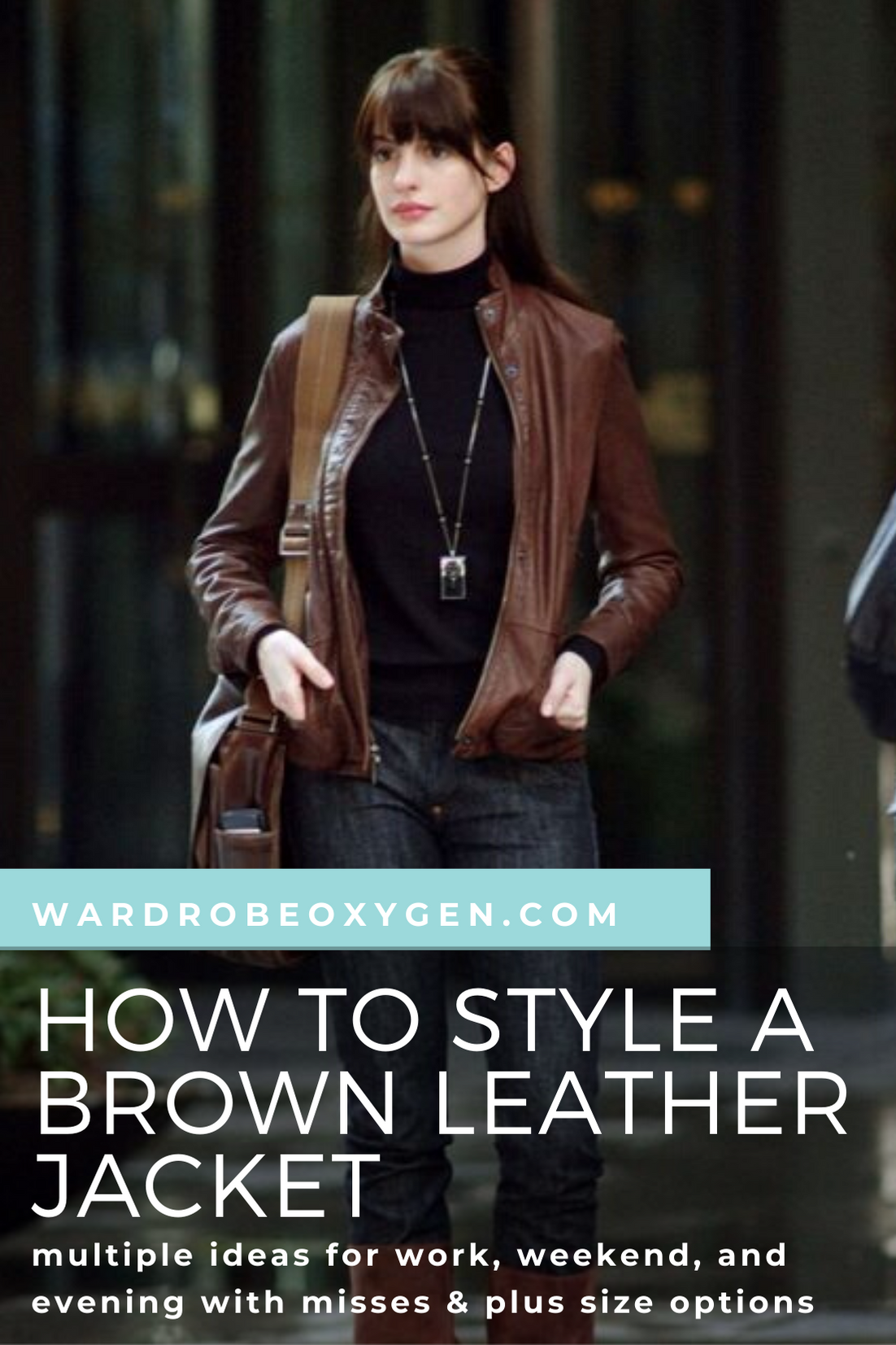 How to Style a Brown Leather Jacket