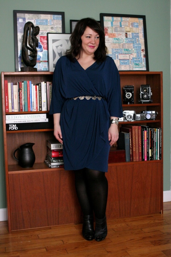 Saturday: Date Night 1 plus size matte jersey dress