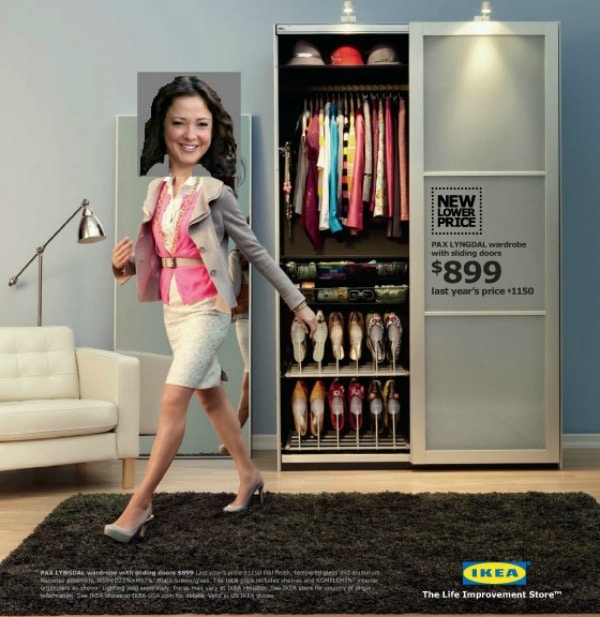 Alison Gary of Wardrobe Oxygen speaking at IKEA College Park