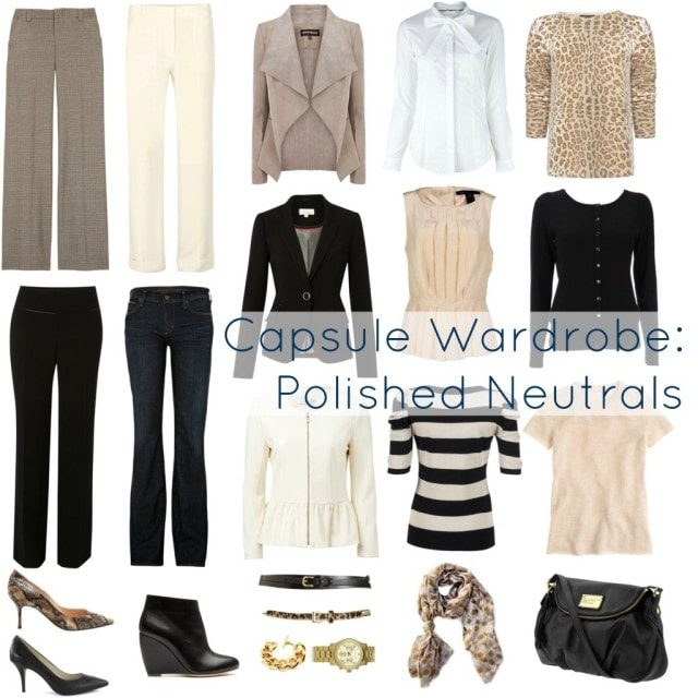 capsule wardrobe neutrals