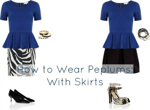 Ask Allie: How to Wear Peplums 1 how to wear peplum with skirt