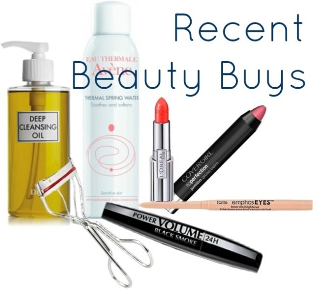 Recent Beauty Buys