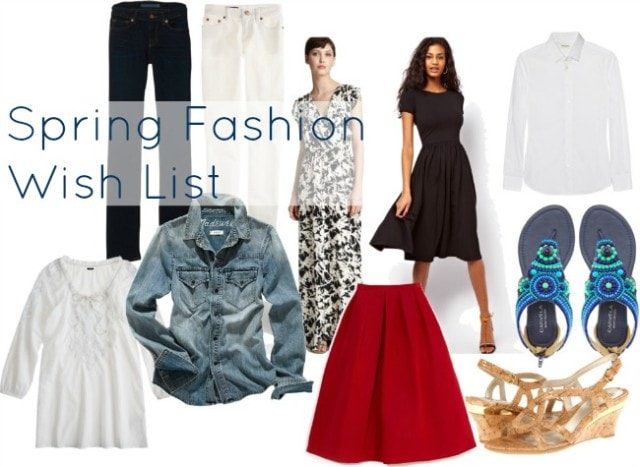 spring fashion wish list