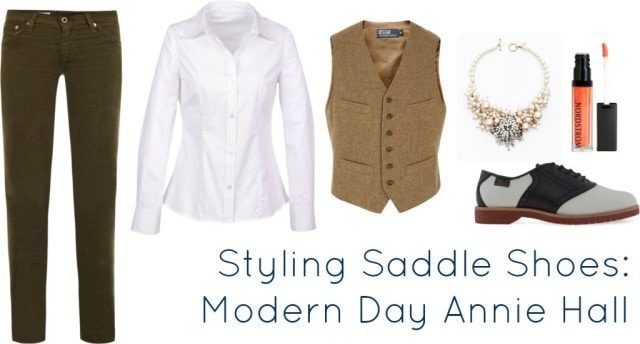 styling saddle shoes annie hall
