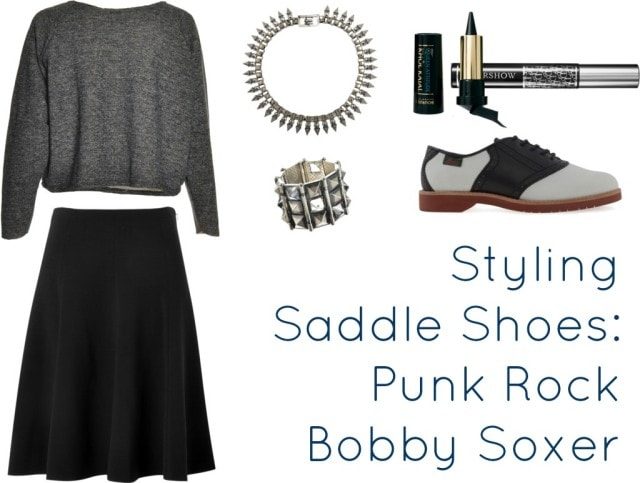 Ask Allie: How to Style Saddle Shoes 1 styling saddle shoes skirt