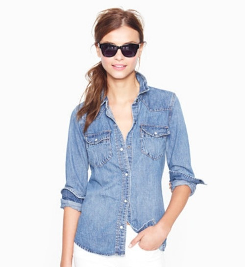 jcrew western shirt