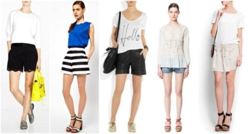 fashionable shorts for women 2013