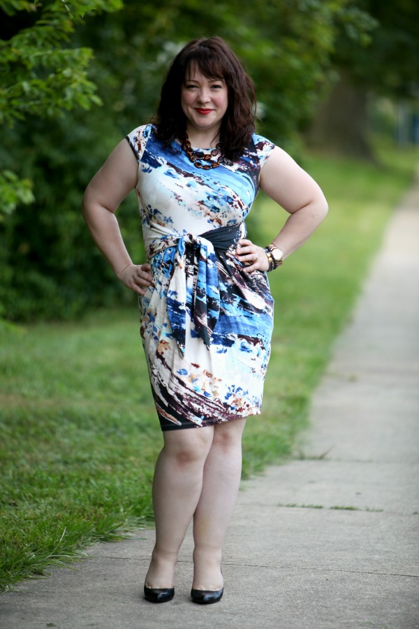 Making a Splash 1 karen kane splash print dress