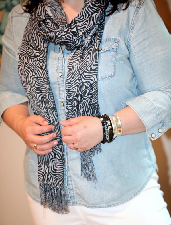 neplai scarf bambi zebra