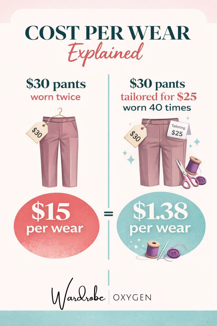 How to Be Stylish on a Budget 1 cost per wear breakdown by wardrobe oxygen real life style for grown women