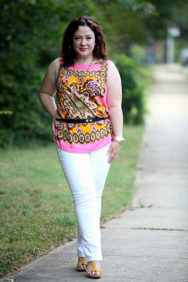 gwynnie bee review eloquii paisley blouse