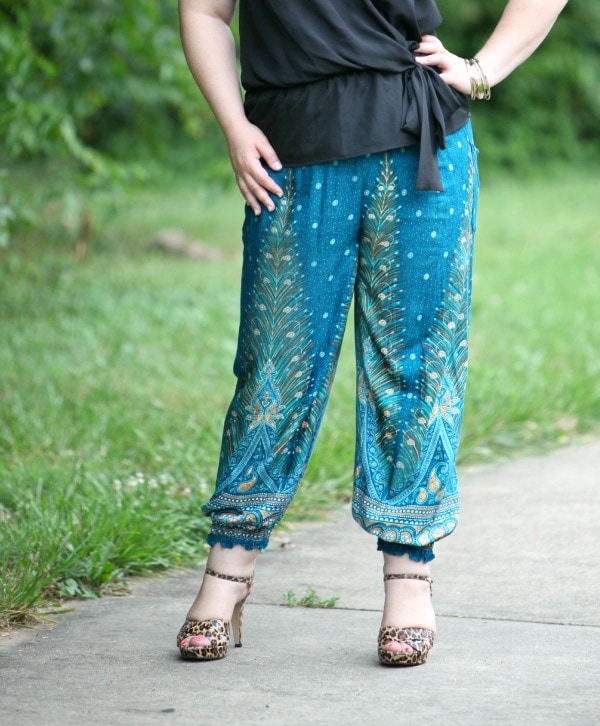 plus size harem pants